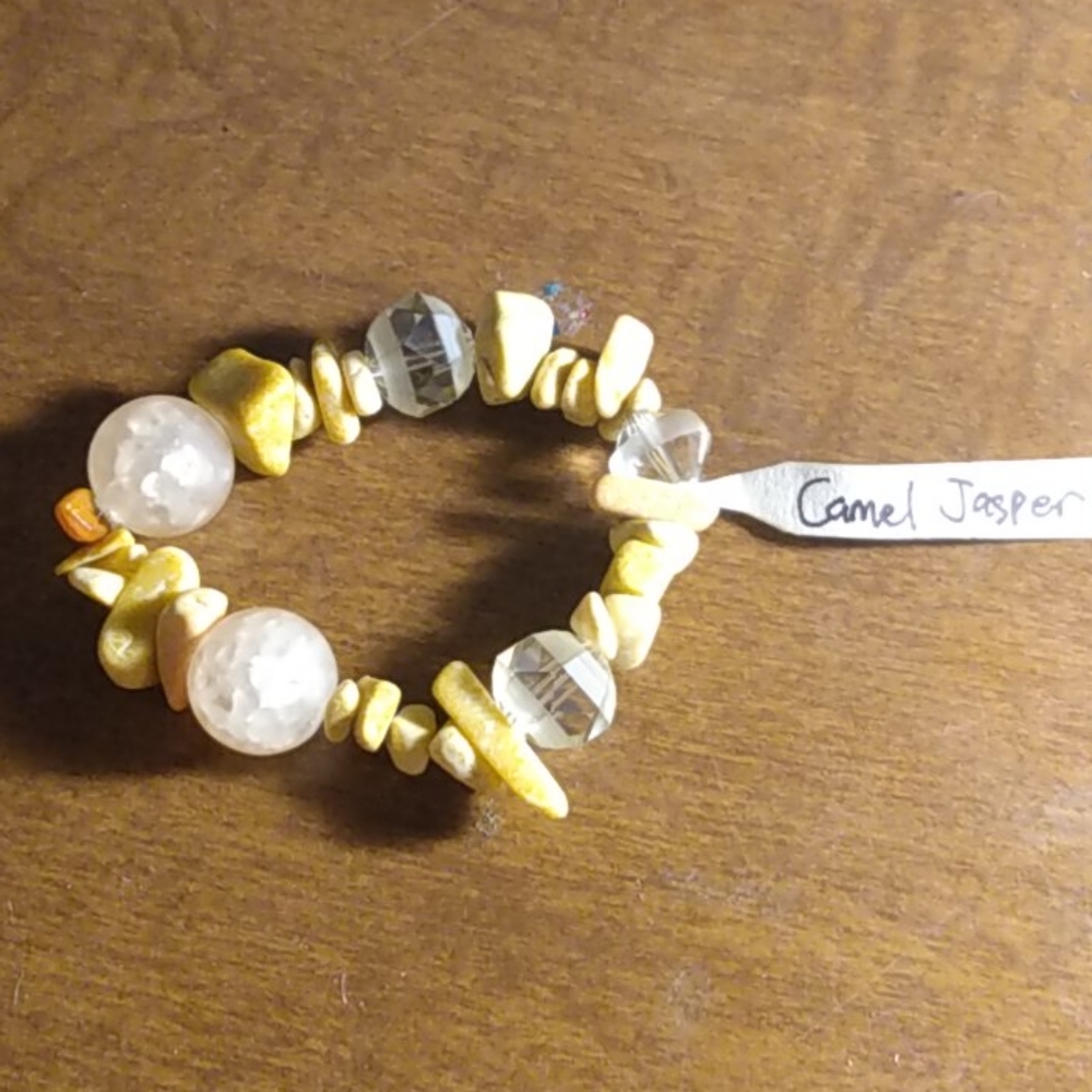 Genuine Gemstone stretch bracelet